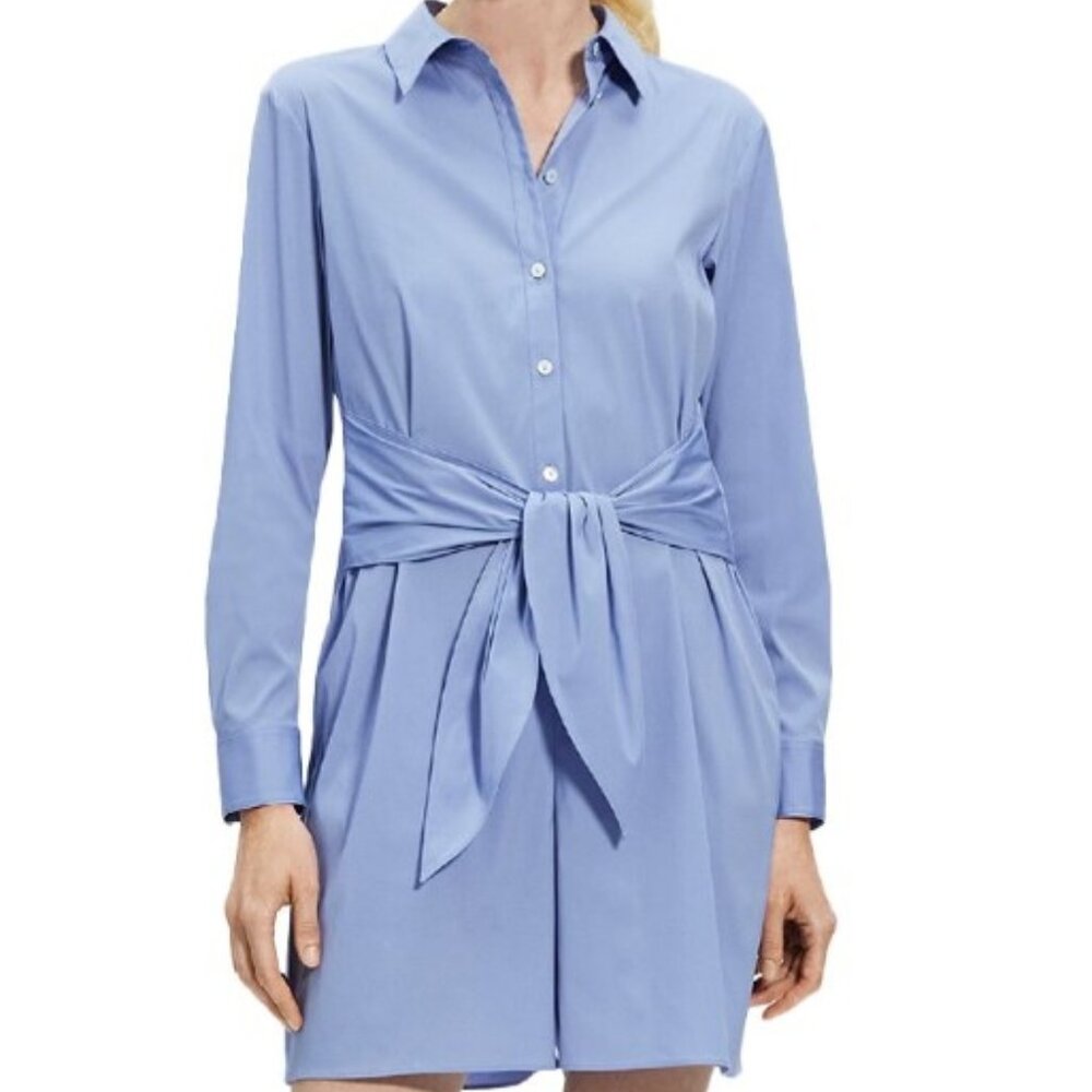 Theory tie waist romper NWT size 8